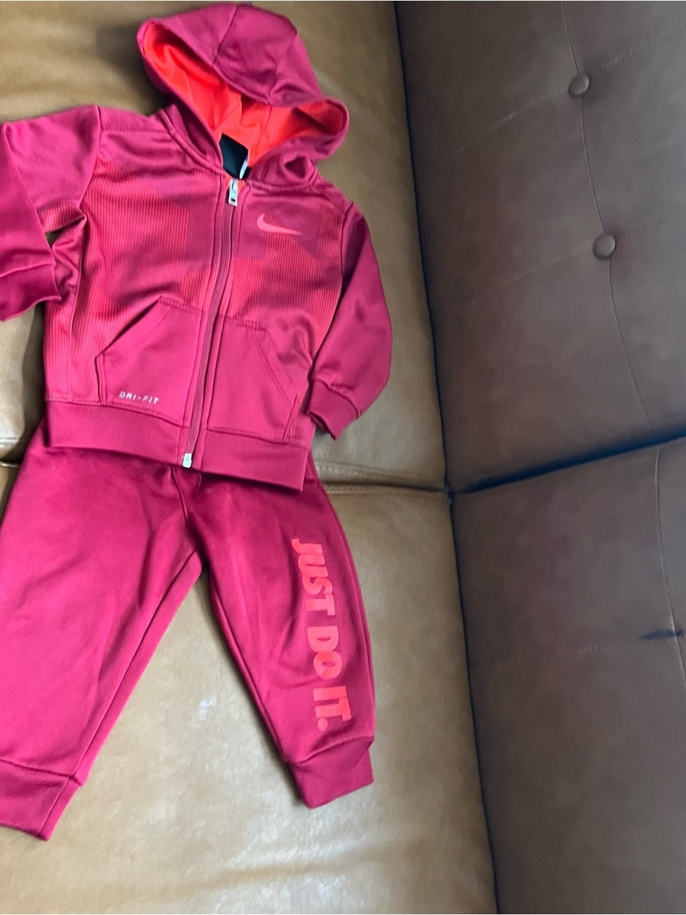 Nike Baby Boy Dri Fit Sweatpants And Hoodie Set 18 Months
